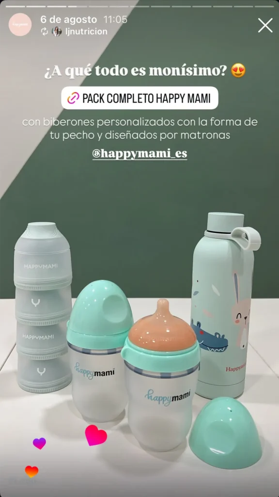pack biberon termo y dosificador happymami